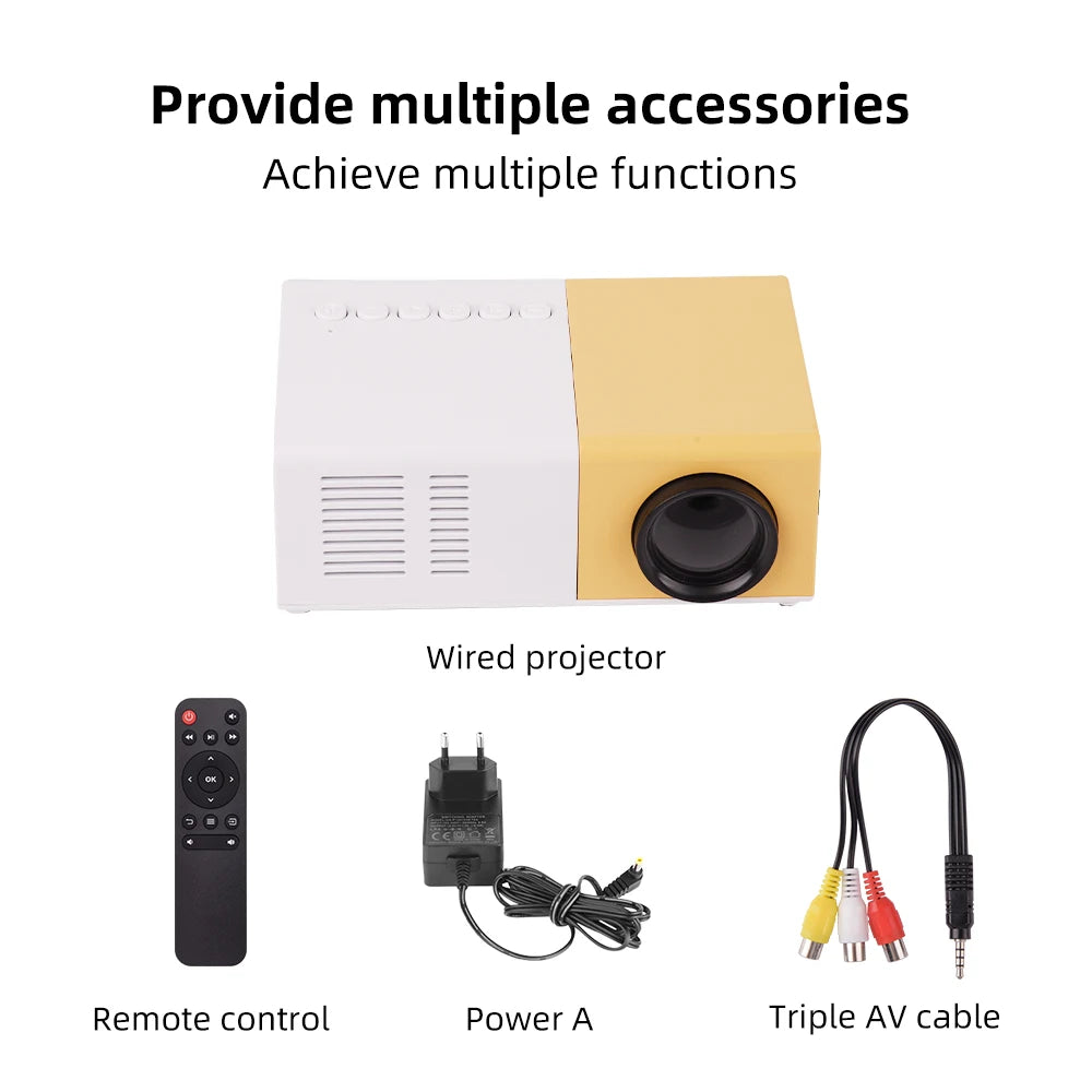 Mini proyector portátil 1080p