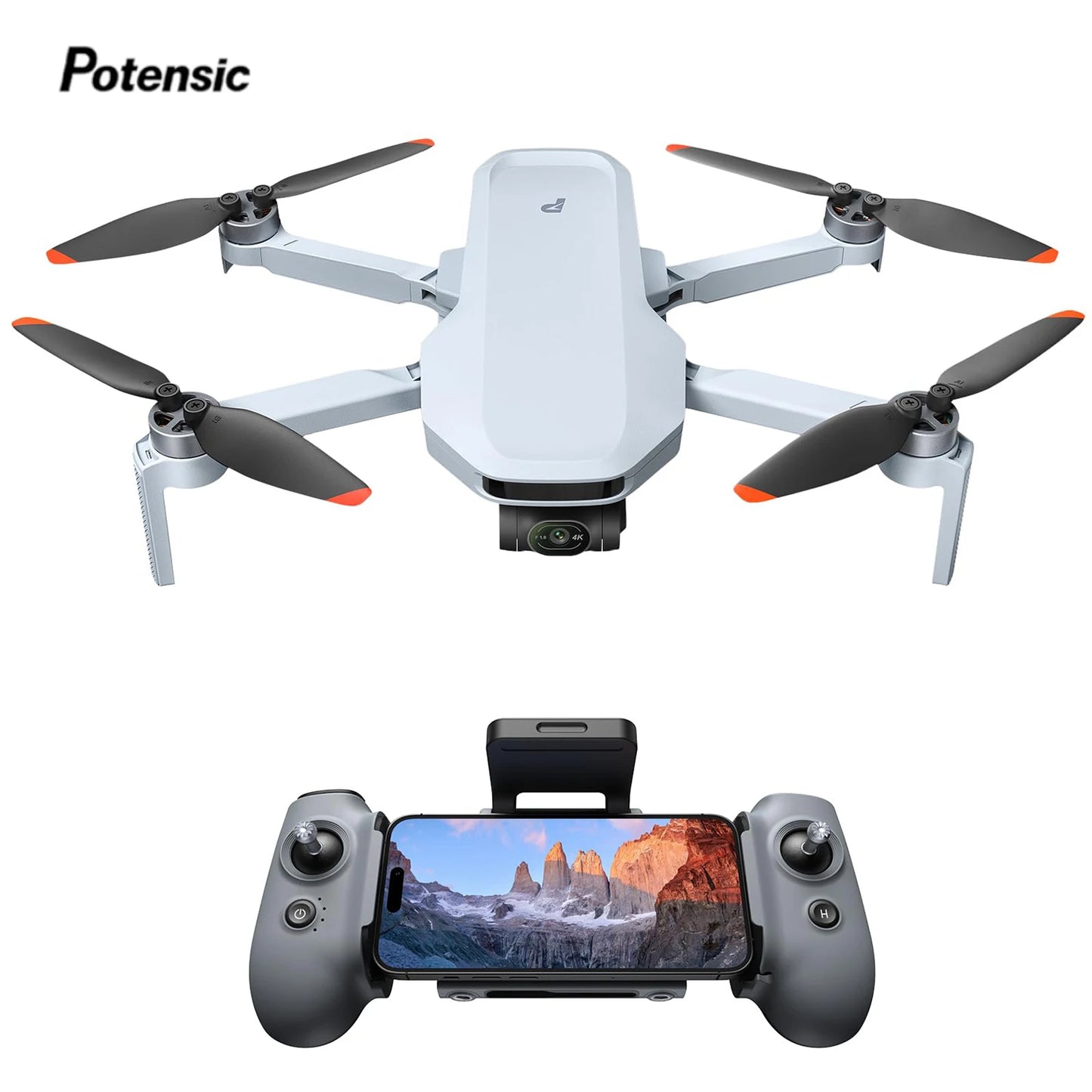 Dron con doble cámara 4K + Maletín Gratis