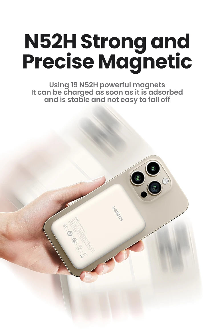 Bateria Externa Inalámbrica Magsafe 5000mAh