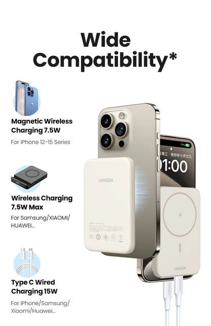 Bateria Externa Inalámbrica Magsafe 5000mAh